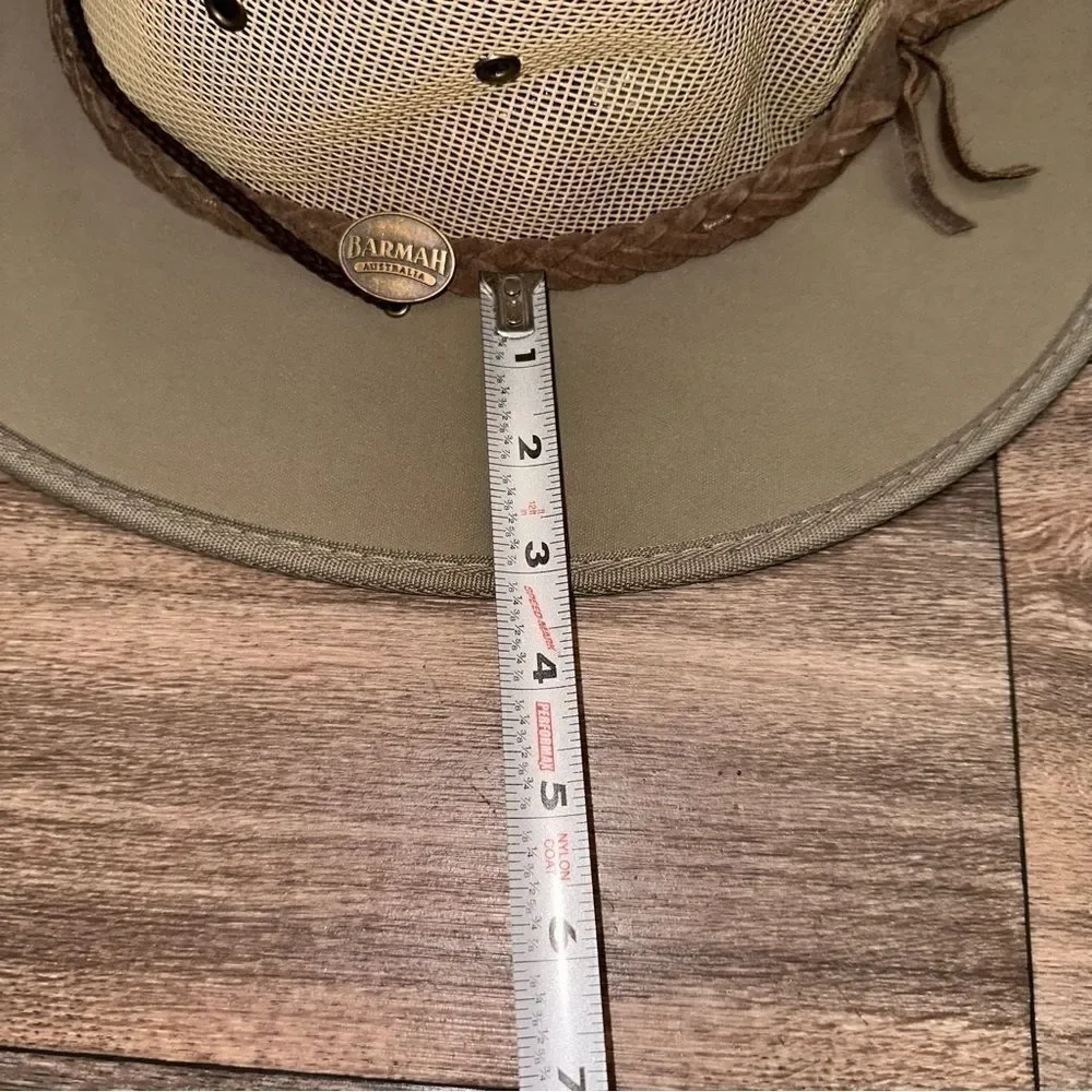 Barmah Hats Canvas Drover Hat  1057 cream